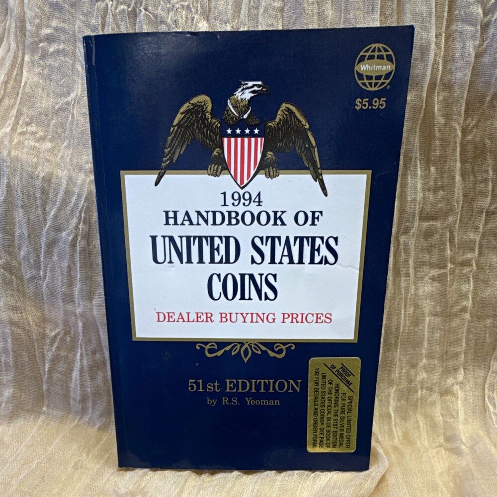 Whitman 1994 Handbook of United States Coins - Dealer Buying Prices 51st Ed